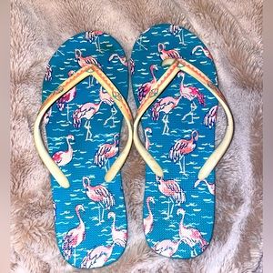 Flamingo flip flops